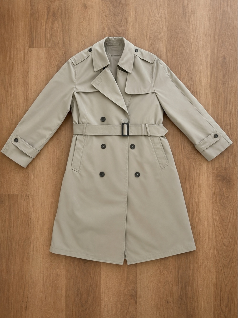 Defense Logistics Agency Valor Collection Men’s Trench Coat 40R Khaki Belted